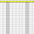 Monthly Excel planner