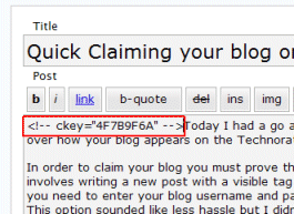 bloglines add tag to new post