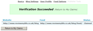 bloglines verification ok